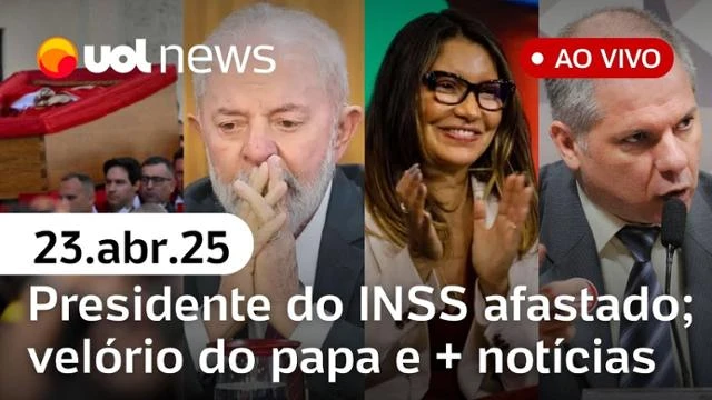 UOL News 1ª Edição com Fabíola Cidral | Programa completo | 23 de abril de 2025