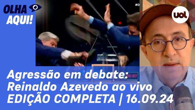 Datena x Pablo Marçal: Reinaldo Azevedo analisa agressão com cadeirada em debate 16/09/24