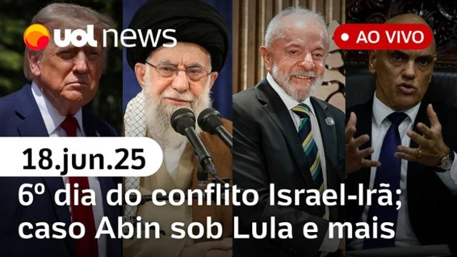 UOL News 1ª Edição com Fabíola Cidral | Programa Completo | 18 de junho de 2025