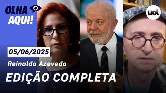 Olha Aqui com Reinaldo Azevedo | Programa completo | 05 de junho de 2025
