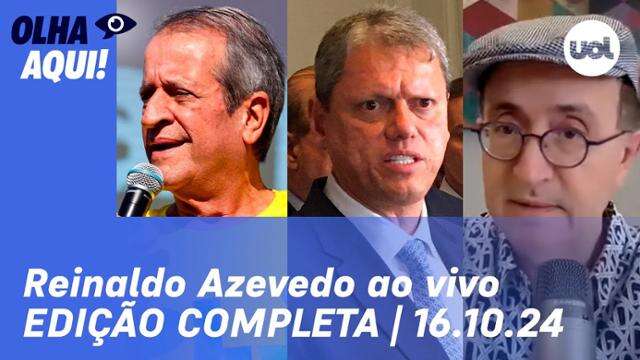 Reinaldo Azevedo: Nunes x Boulos, apagão e Enel; fala de Valdemar, laudo falso de Marçal 16/10/24