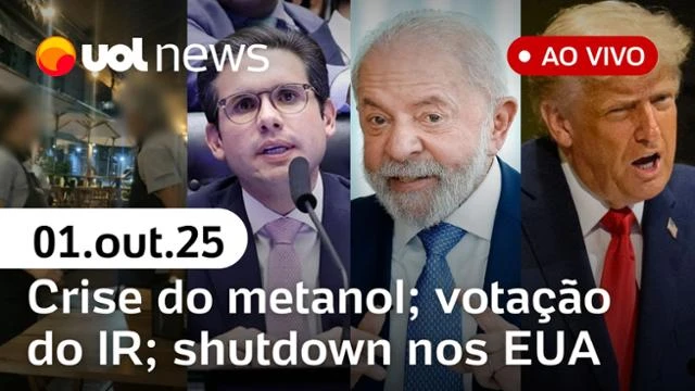 UOL News 1ª Edição com Fabíola Cidral | Programa Completo | 01 de outubro de 2025