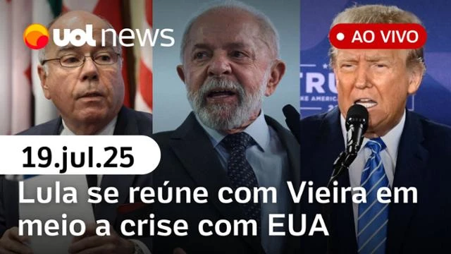 UOL News 2ª Edição com Mauro Tagliaferri | Programa Completo | 19 de julho de 2025