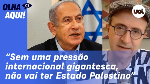 Reinaldo: Está claro que Netanyahu e establishment de Israel não querem Estado Palestino