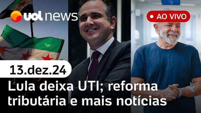 Lula deixa UTI e posta vídeo caminhando; STF condena Roberto Jefferson e mais | UOL News 13/12/24