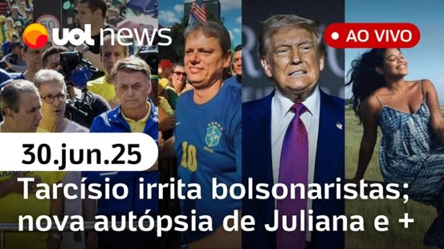 UOL News 1ª Edição com Fabíola Cídral | Programa Completo | 30 de junho de 2025