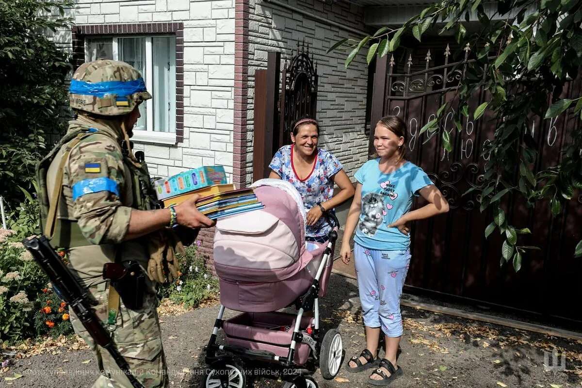 ЗСУ показали діяльність української військової комендатури у Курській області