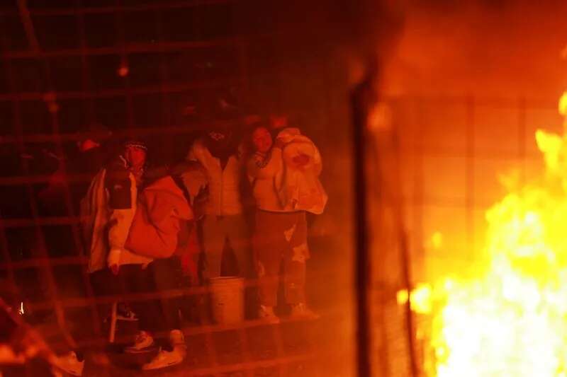 Мігранти підпалили табір у Мексиці, намагаючись уникнути масового арешту