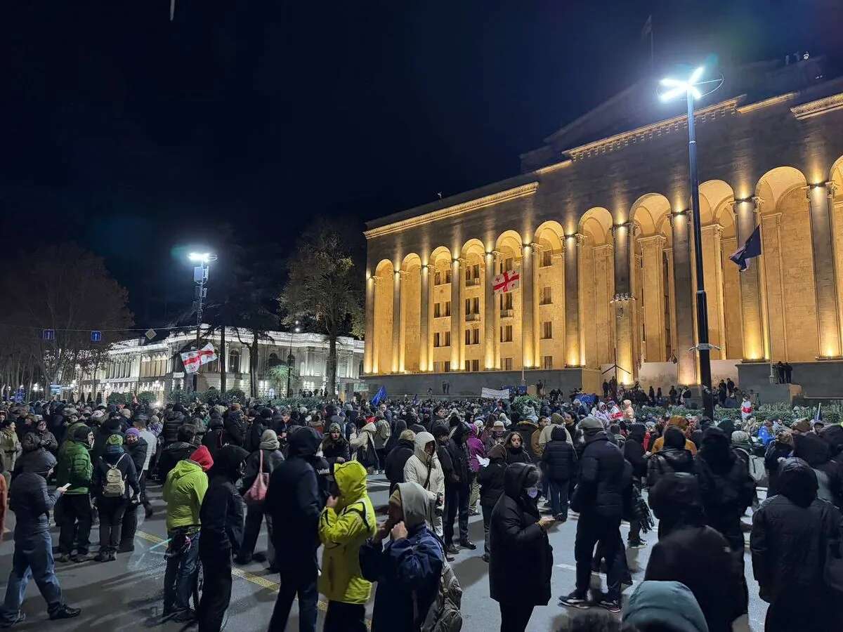 У Грузії спалахнули протести через рішення уряду призупинити переговори з ЄС: влада стягує силовиків та водомети