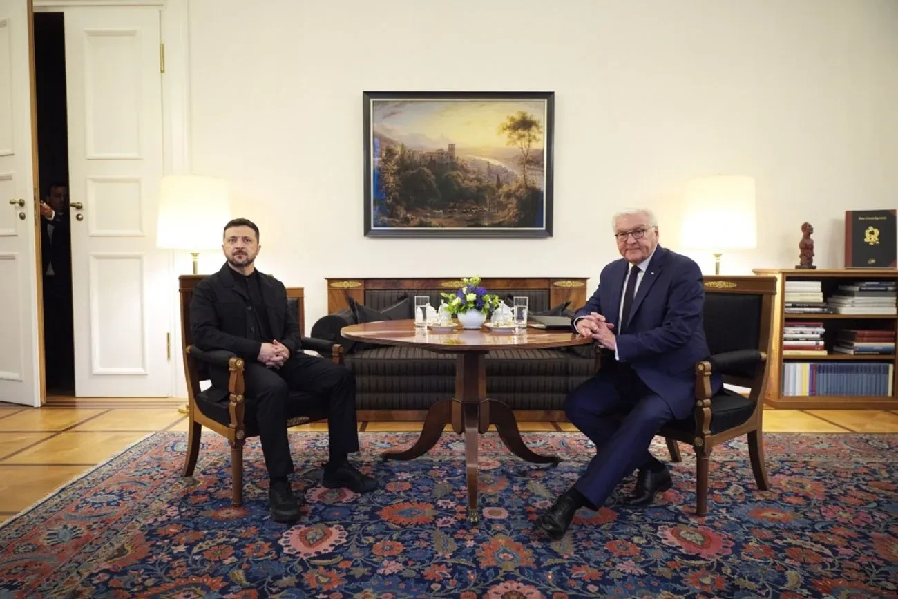 Зустріч у Берліні: Зеленський подякував Штайнмаєру за передачу систем ППО та його патронат над Чернігівщиною