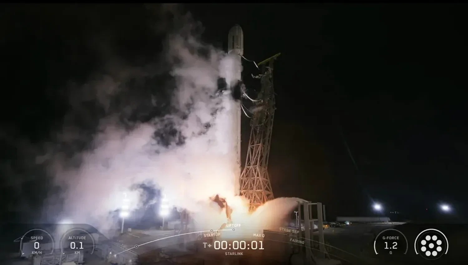 SpaceX запустила ще 24 супутники Starlink на орбіту з Каліфорнії