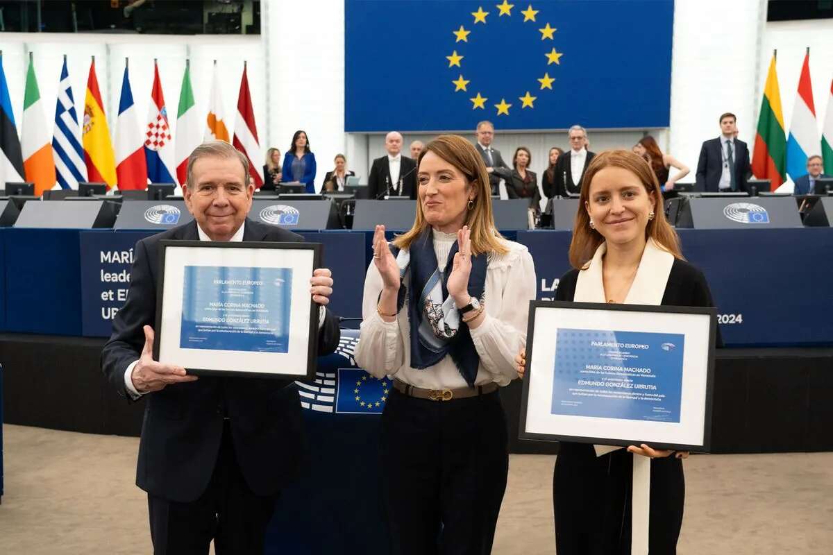 Європарламент вручив премію Сахарова лідерам венесуельської опозиції