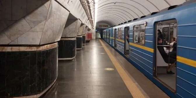 На станції київського метро 