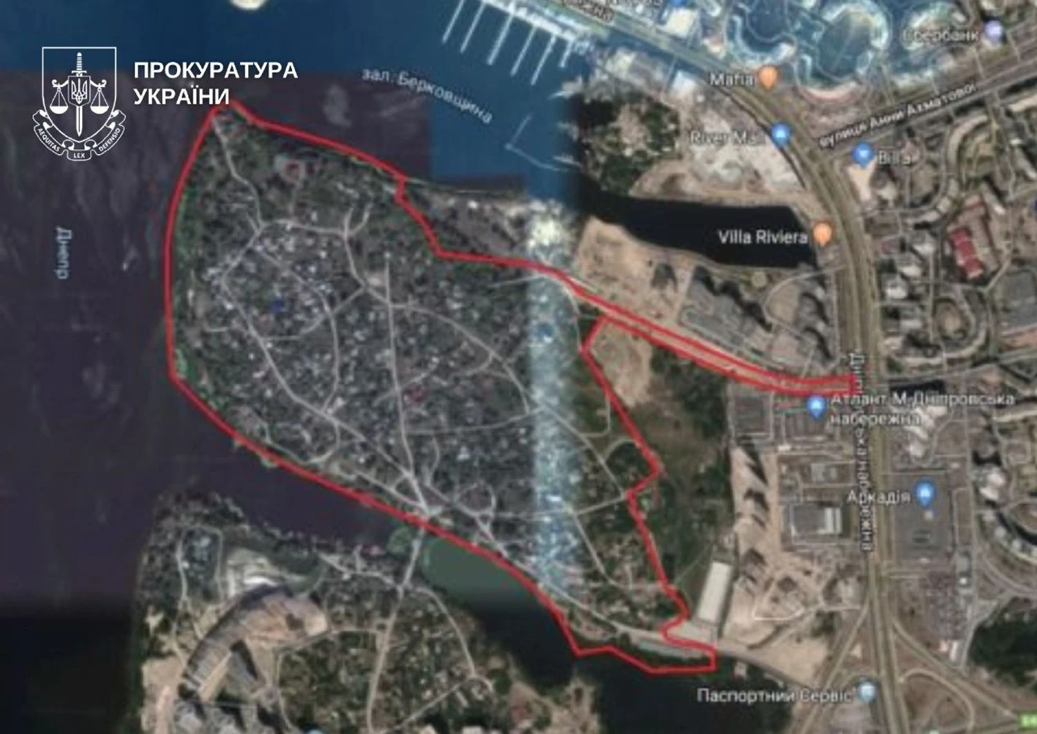 Частина - в межах прибережних захисних смуг Дніпра: суд розірвав договір оренди 40 га землі із товариством, пов'язаним із Медведчуком