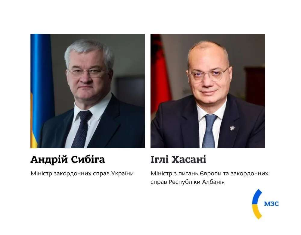 Посилення дипломатичної присутності Албанії в Україні: Сибіга провів важливу телефонну розмову