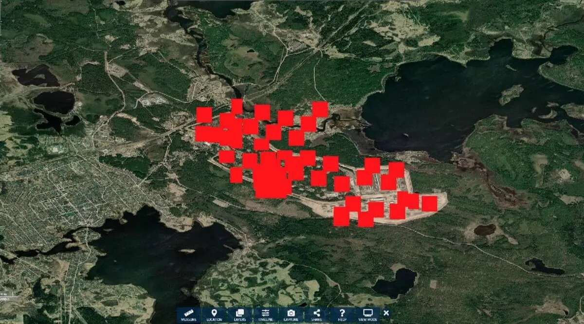 У тверській області рф після дронової атаки горить і детонує склад боєприпасів: з'явилися дані супутника NASA