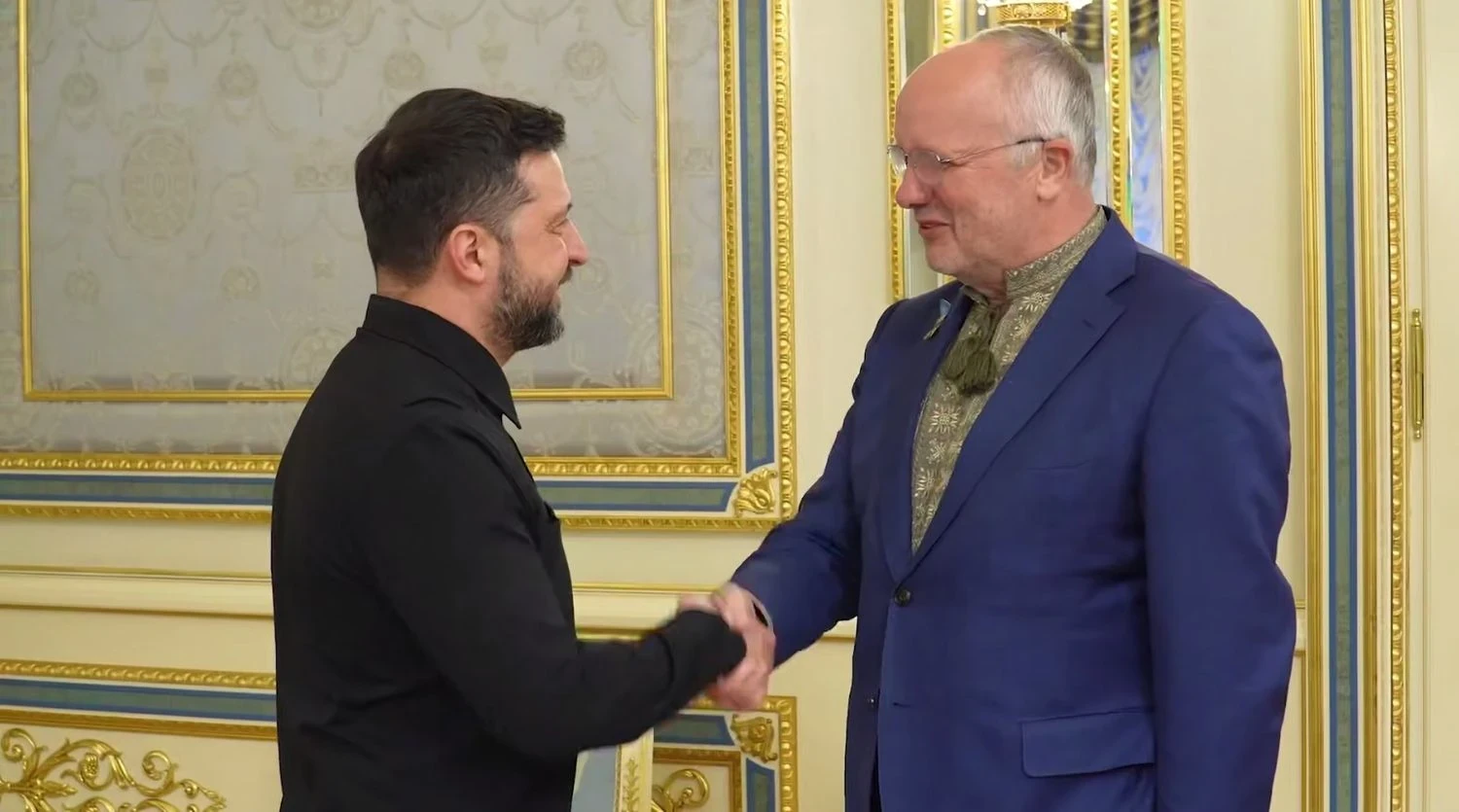 Зеленський зустрівся у Києві зі спікером литовського Сеймасу: про що йшла мова