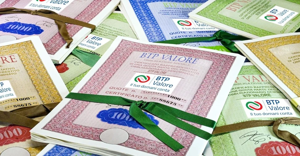 BTp Valore: tasso garantito 3,35% primi 3 anni, 3,90% dal quarto