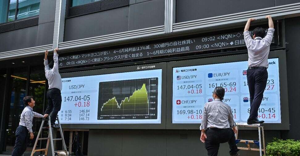 Yen in rialzo grazie a una BoJ aggressiva, le Borse asiatiche cancellano le perdite