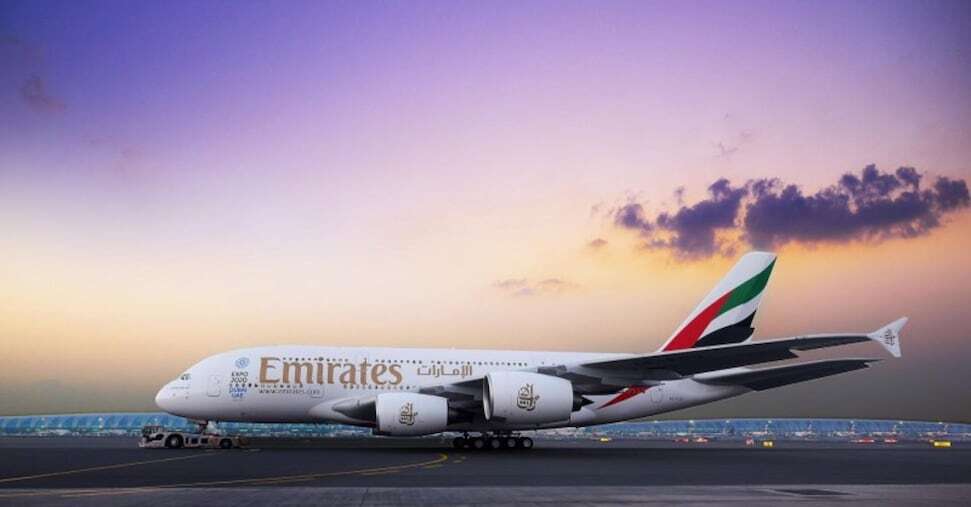 Emirates vola con il superjumbo «sostenibile»