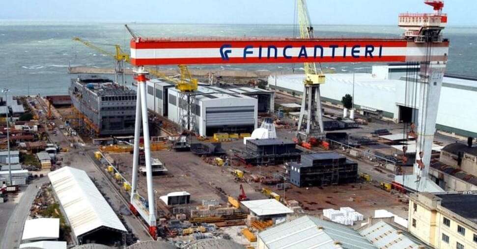 Fincantieri: rosso 2023 cala a 53 milioni, ricavi in crescita del 2,8% a 7,65 miliardi