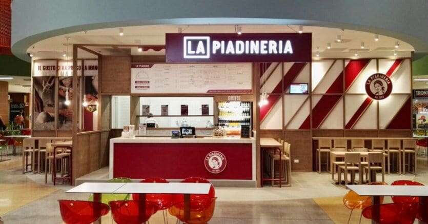 La Piadineria parla inglese: catena di ristoranti rilevata dal fondo Cvc