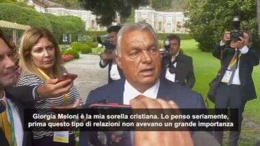 Orban da Cernobbio: Giorgia Meloni è la mia sorella cristiana