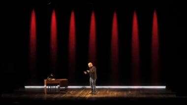 Saviano in scena con 