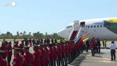 Papa Francesco e' arrivato a Timor Est