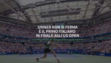 Sinner non si ferma, e' il primo italiano in finale agli Us Open