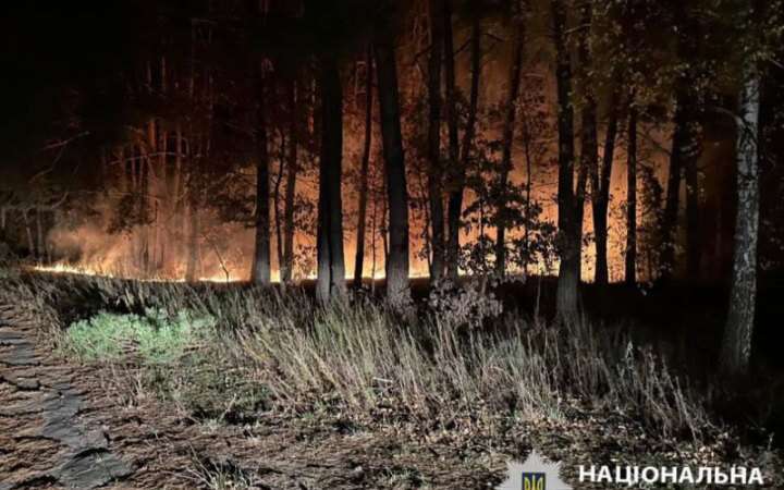 На Київщині через падіння уламків 