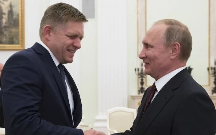 Фіцо в Китаї зустрівся з Путіним і розкритикував Україну за удари по російській енергетиці