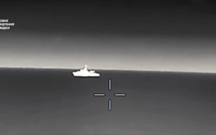 ГУР атакувало дроном російський корабель у Чорному морі. Судно виведено з ладу на дороговартісний ремонт