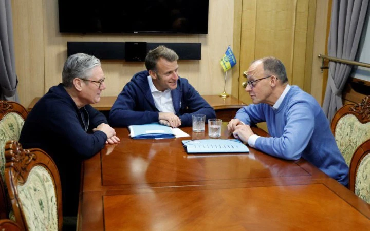 Мерц, Макрон, Стармер та Туск їдуть в Україну