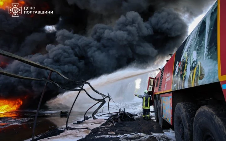 ФотоРосіяни атакували підприємство на Полтавщині