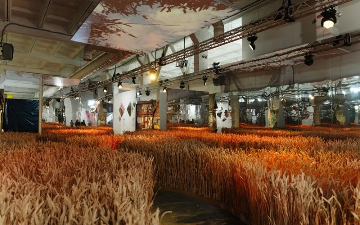 Вагон думок, шабля Мазепи, історія тризуба, абетка Нарбута, тунель кохання: в Києві проходить інтерактивна виставка Ukraine WOW