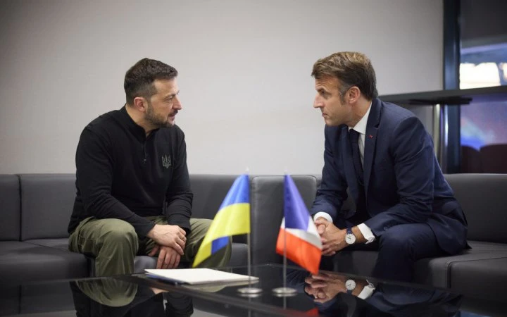 Зеленський: Франція готова працювати над посиленням антибалістичного захисту України