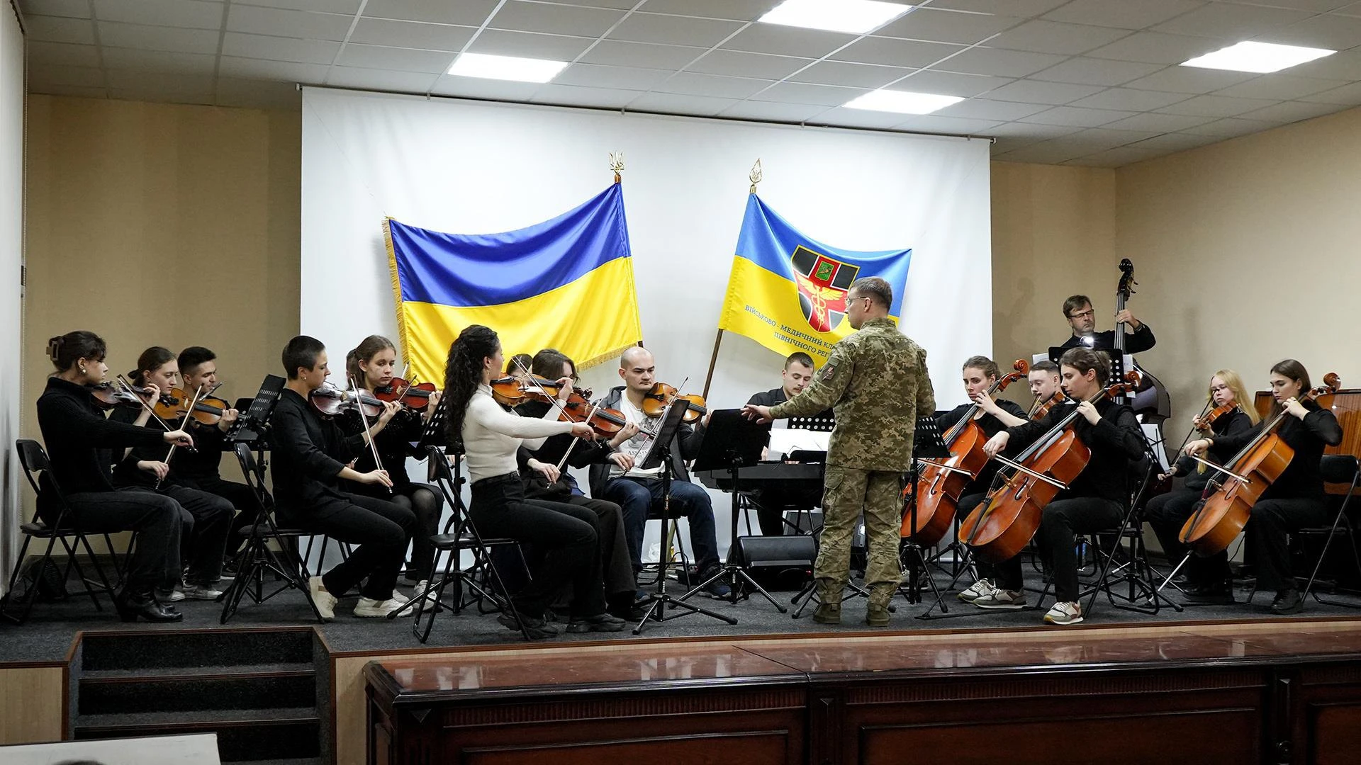 У Харківському військовому шпиталі відбулися перші сесії проєкту «Вібрації відновлення»