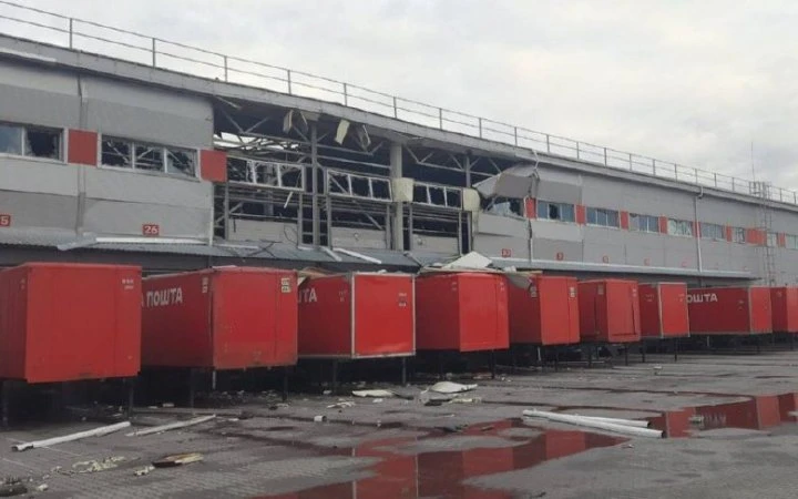 Росіяни повторно атакували термінал Нової пошти у Дніпрі