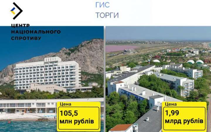 Росіяни виставили на продаж два санаторії у тимчасово окупованому Криму, — спротив