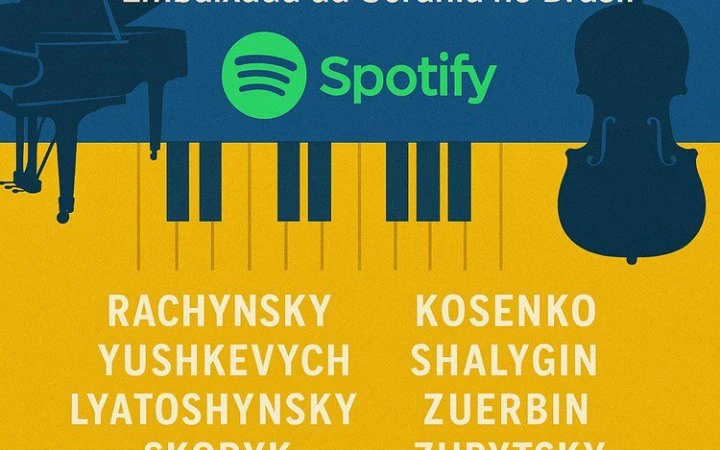 Українську класичну музику тепер можна послухати в Бразилії через платорму Spotify