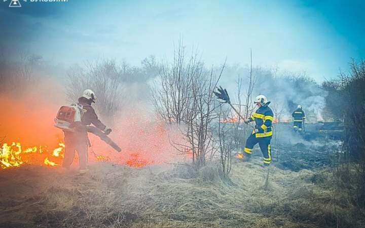 На Буковині під час ліквідацію пожежі сухостою знайшли тіло чоловіка