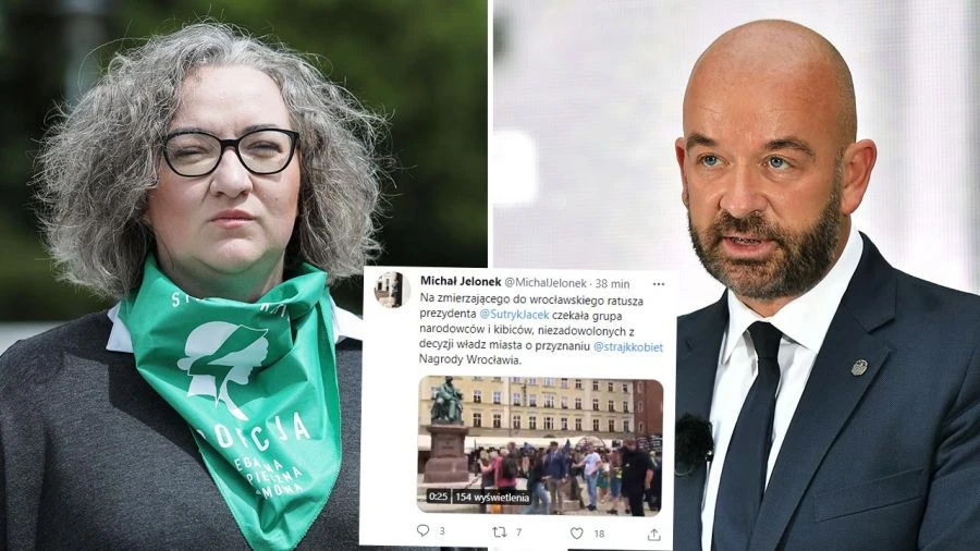 „Hańba!” Prezydent Wrocławia wybuczany za nagrodę dla Marty Lempart [WIDEO]