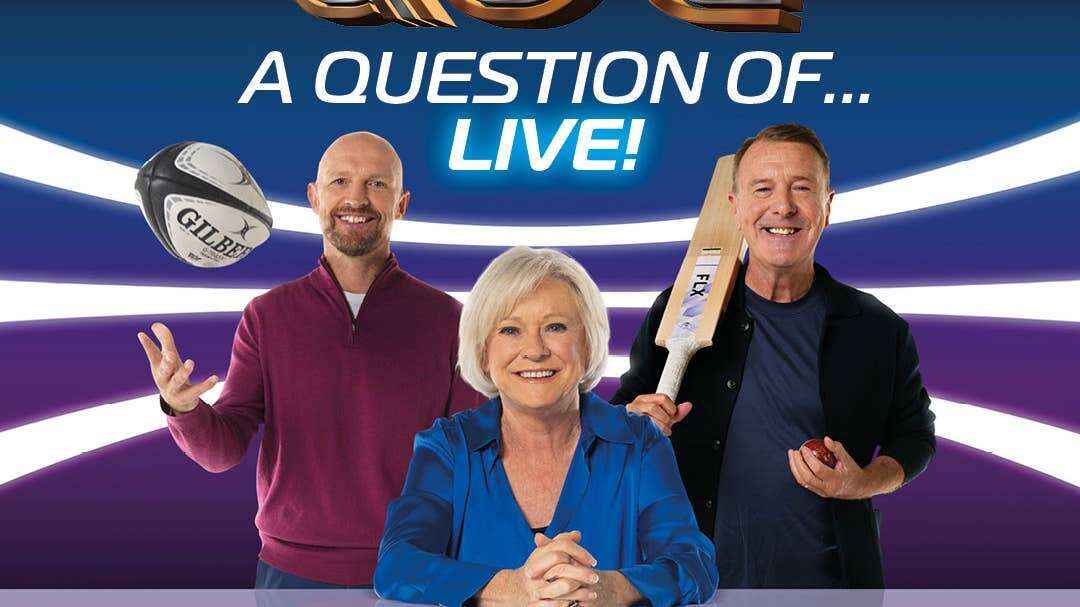 A Question Of Sport’s Sue Barker, Matt Dawson and Phil Tufnell reunite for tour