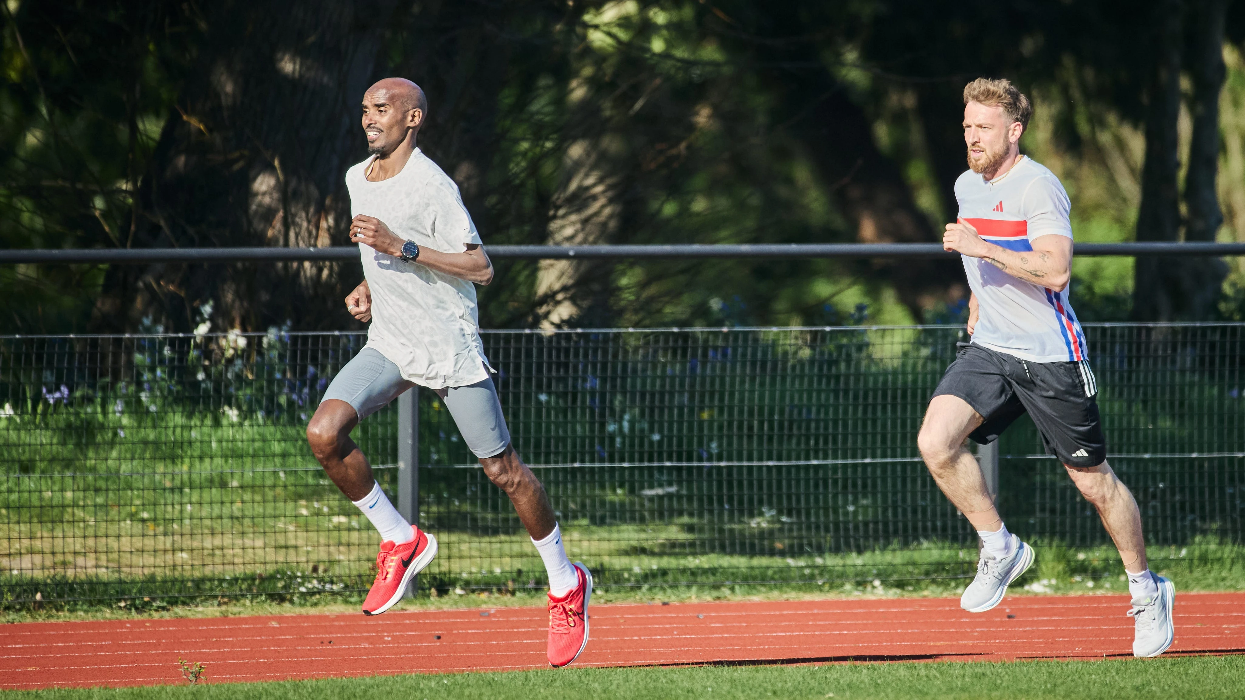 Sir Mo Farah tells Sam Thompson to ‘get real’ over marathon Soccer Aid challenge