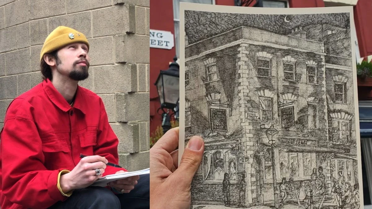 Artist draws Bristol’s pubs to celebrate ‘one of the best things’ about Britain
