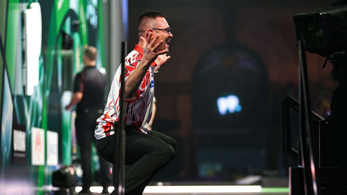 Damon Heta hits nine-dart finish but still exits World Championship