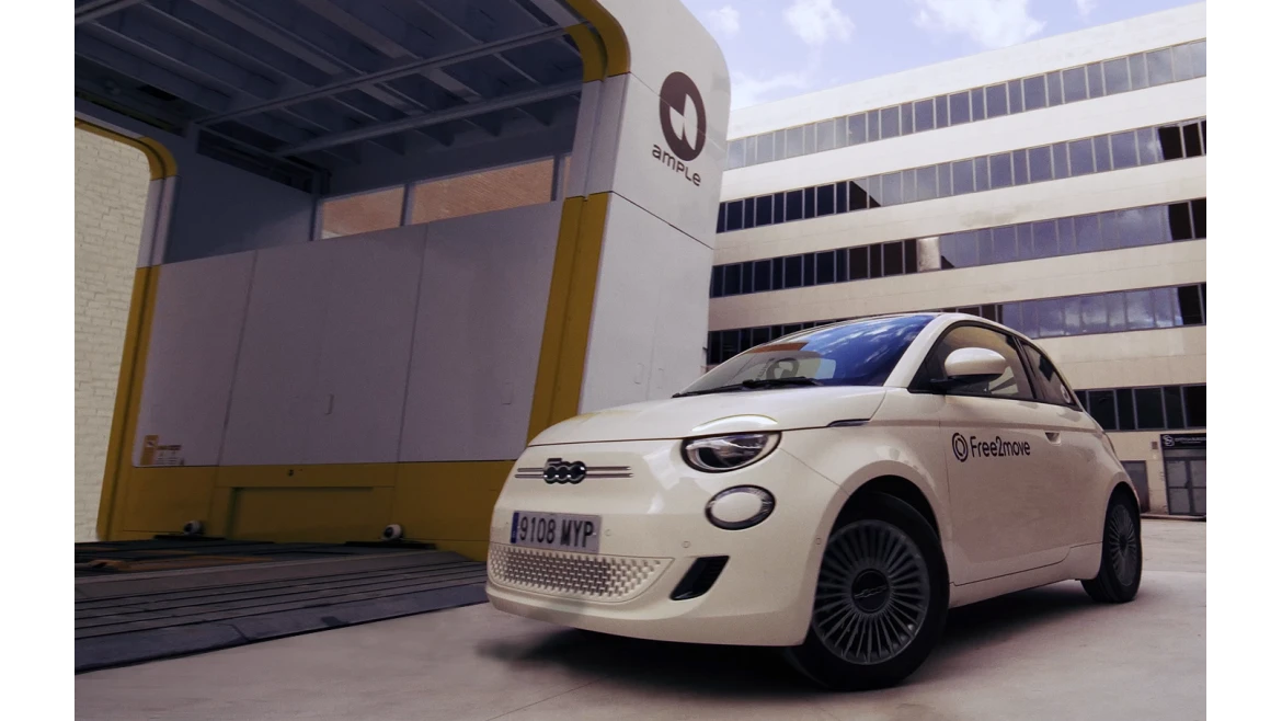 Fiat trials battery swapping technology with a fleet of 500e city cars