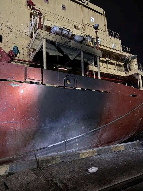 Four killed in Russian strike on grain vessel in Odesa