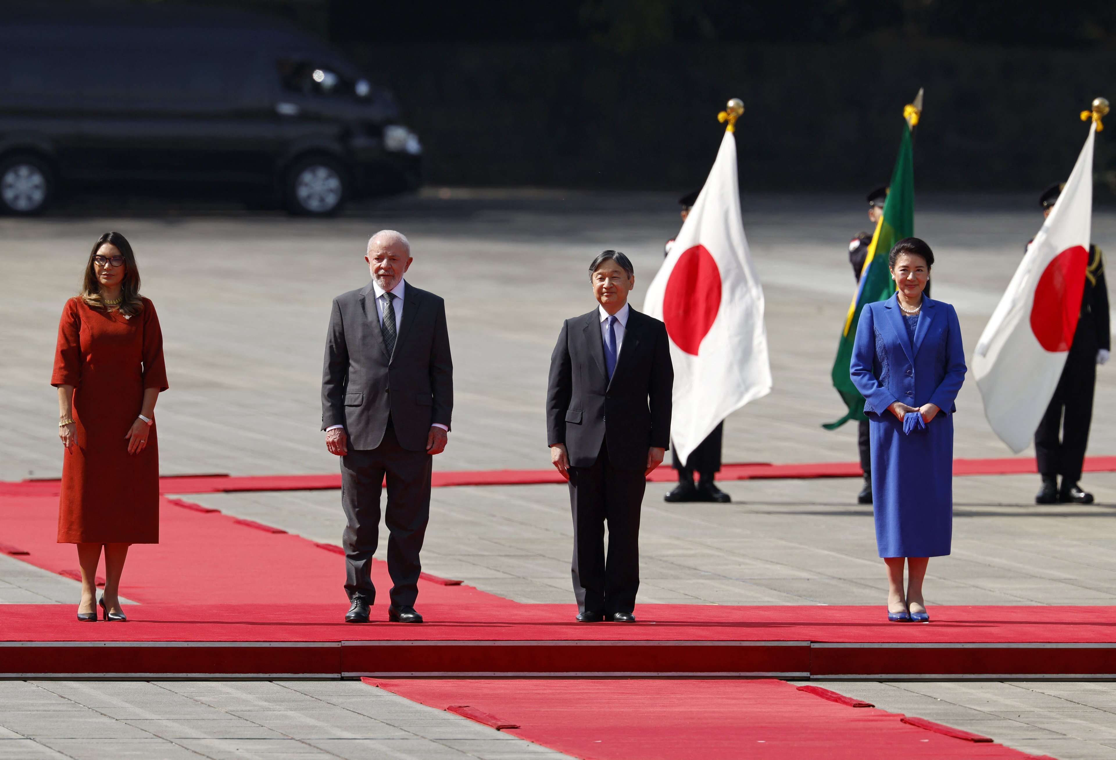 Imperador Naruhito do Japão recebeu presidente Lula em Tóquio; saiba como foi encontro